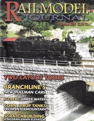 Railmodel Journal Oct.2004 Pullman Cars Pissouri Pacific UP Water Streamside E7A • $16.95