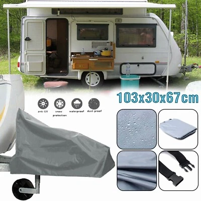 $20.59 • Buy Universal Caravan Trailer Towing Hitch Tow Ball Lock Coupling Waterproof Cover