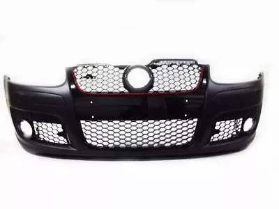 For VW 06-09 Golf 5 V MK5 Jetta Rabbit GTI Look Front Bumper W/ Fog Lamp&Grille • $399.95