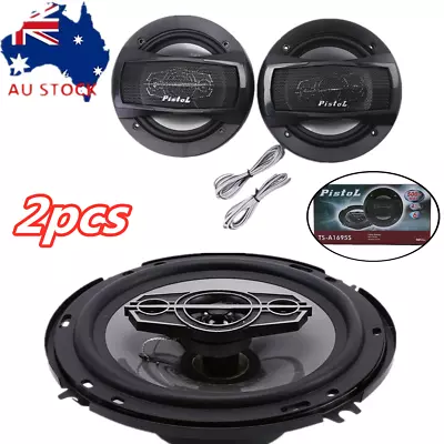 6  350W 4 Way Car Audio Subwoofer Coaxial Rear Stereo Speakers Set Of 2 • $39.90