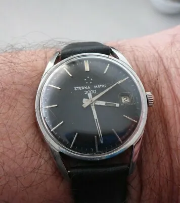 £255.74 • Buy Eterna Matic, Vintage Man's Watch, Swiss, 1422, Serviced, Guaranteed