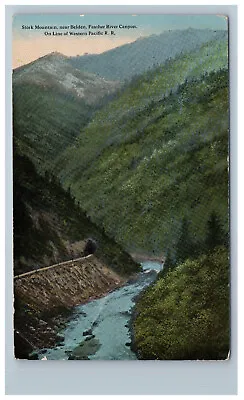 Feather River Canyon CA Stork Mountain Belden Western Pacific Railroad Postcard • $14.50
