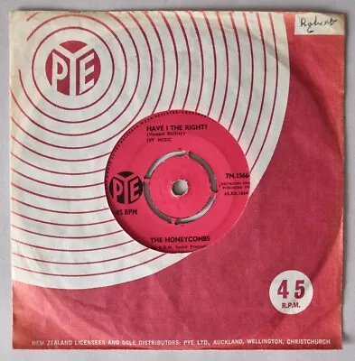 The Honeycombs - Have I The Right Vinyl Single PT VG • £3