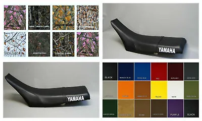 Yamaha TW200 Seat Cover 1987-2022   BLACK Or 25 Colors / 2-tone  (PS/SIDE ST) • $29.94