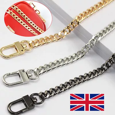£4.99 • Buy 120cm Flat Metal Replacement Chain For Cross Body Shoulder Bag Handbag Strap K
