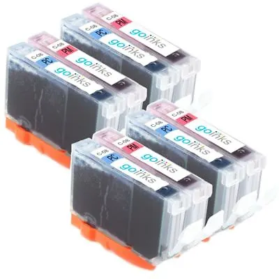 8 Photo Ink Cartridges For Canon PIXMA MP950 MP960 MP970 Pro 9000 & Mark II • £14.10