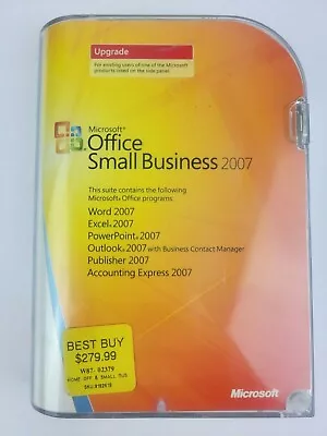 Microsoft Small Business 2007 (Retail) (1 User/s) - Upgrade For Windows W87-0237 • $19.99