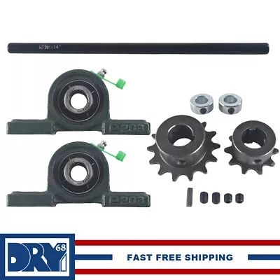 Complete Jackshaft Go Kart Minibike Kit For 5/8  X 14  #35 Chain • $48.99