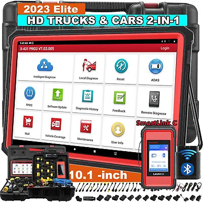 2024 LAUNCH X431 PRO3S + HDIII HD3 Auto Heavy Duty Truck Diagnostic Scanner Tool • $1448