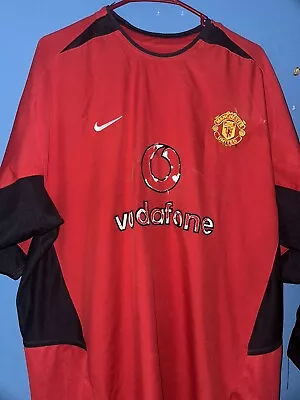 2002-2004 Nike Manchester United Cristiano Ronaldo Home Jersey Kit • $25