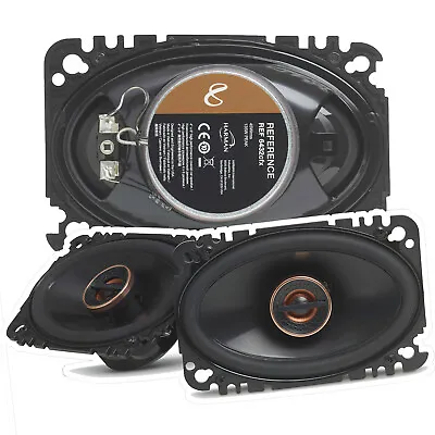 2x INFINITY REF-6432CFX 4  X 6  135W 2-WAY REFERENCE COAXIAL CAR AUDIO SPEAKERS • $58.99