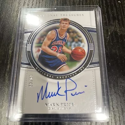 MARK PRICE 2019-20 National Tresures #NA-MPC National Archives Ink Auto #19/49 • $49.99