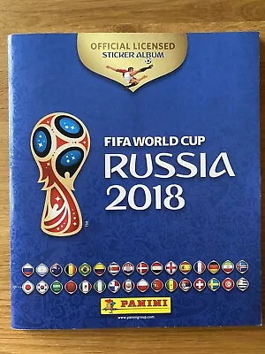 Panini World Cup Football Sticker Album: Russia 2018 (partially Complete - 60%) • £4.99
