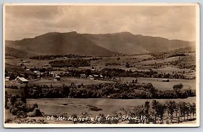 Stowe Vermont~Mt Mansfield @ Stowe~1920s RPPC • $13