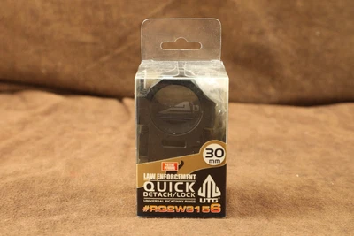 $9.99 • Buy UTG Rifle Quick Detach Medium Height 30mm Scope Rings Picatinny Mount # RQ2W3156