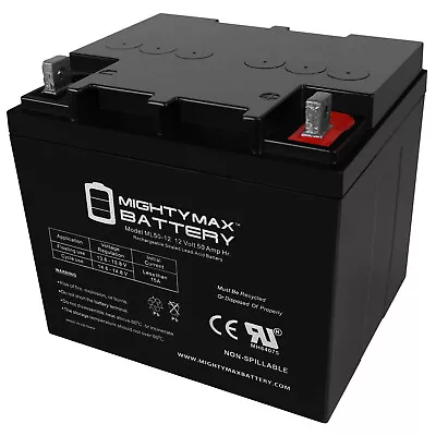 Mighty Max 12V 50AH Replacement Battery For Suntech Regent UB12500 • $109.99