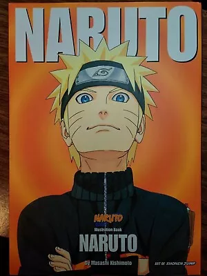 NARUTO Illustrations Collection Kishimoto Masashi Japanese Anime Art Book • $19.63