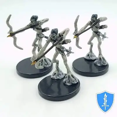 Baykok X3 - Dungeons Deep #8 Pathfinder Battles D&D Skeleton Archer Miniature • $3.99