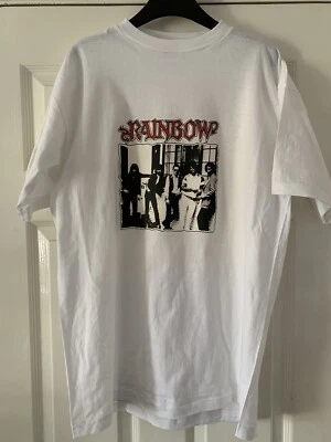 £39.99 • Buy NOS Vintage Rainbow Ritchie Blackmore's T-Shirt Tee Shirt TShirt 80s Rare Medium
