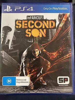 InFamous Second Son Sony PlayStation 4 PS4 Video Game • $25