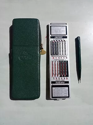 Faber Castell Addiator 67/54 RB Slide Rule Germany With Zipped Case And Stylus • $89