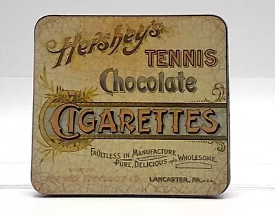 Vintage Hershey's Tennis Chocolate Cigarettes Advertising Tin 1982 • $15