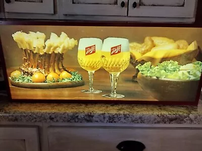 Very Rare 1976 Vintage Bar Schlitz Malt Liquor Beer Lighted Sign 3d Sign Light  • $1299