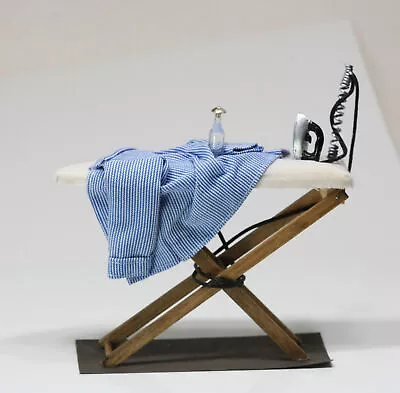Ironing Board With Mens Shirt In Progress By Shadow Box • $59.99