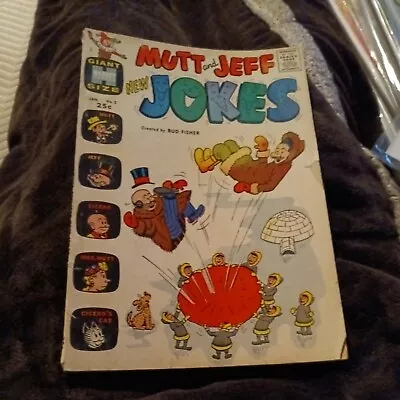 Mutt And Jeff New Jokes #2 1964 Harvey Comics Giant Size Rare • $24.20