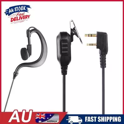 AU Walkie Talkie Earpiece G Type Earhook For Baofeng UV-5R Kenwood Two Way Radio • $9.70
