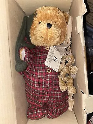 Boyds Bears Disney Mohair Pooh Winter Holiday Christmas Bear EXCLUSIVE MIB RARE • $73