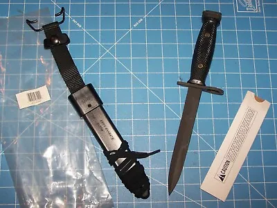 Vintage Knife M7 Imperial Bayonet + M10 Scabbard Military Army Genuine USA Issue • $119.90