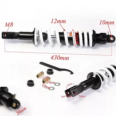 430mm 17'' Rear Shock Absorber Suspension Motocross Pit Dirt Bike Moped Scooter • $145.99