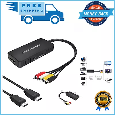 HDMI To AV And S-Video Converter HDMI To Audio Video Converter HDMI To RCA  • $33.99