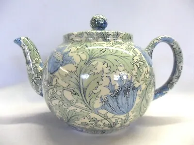£22.99 • Buy Heron Cross Pottery William Morris Vintage Anemone Design 2 Cup Teapot