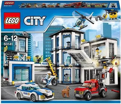 NEW Lego 60141 City  Police  Station Jail  Town Cop Car   Helicopter Retired Set • $289.99
