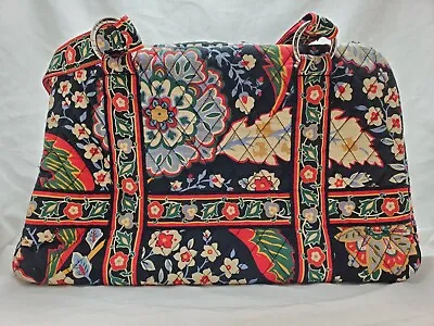 Vera Bradley Quilted Large Purse Bag Squared Away Versailles - RETIRED • $29.95