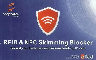 $5.95 • Buy Anti-Theft Credit Card / Bank Card Protector RFID & NFC Blocking Anti-Scan Safe