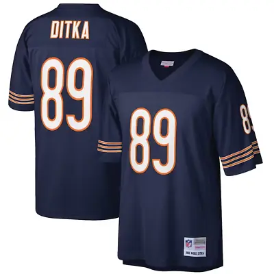 Mike Ditka #89 Chicago Bears NFL Mitchell N Ness 1966 Navy Legacy Jersey NWT • $160