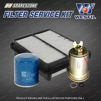 Oil Air Fuel Filter Kit For Holden Apollo JK JL 2.0L Petrol 1989-1993 • $59.99