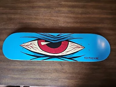 TOY MACHINE Skateboard Deck Sect Eye Blue 7.75 • $40