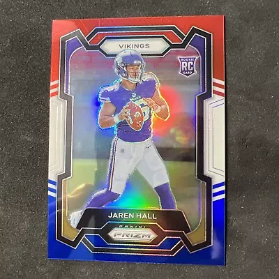 2023 Panini Prizm Jaren Hall Rookie Red White And Blue #367 Minnesota Vikings RC • $2.99