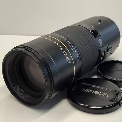 [Near Mint++] Minolta AF APO Tele Macro 200mm F4 G Lens For Sony Minolta JAPAN • $799