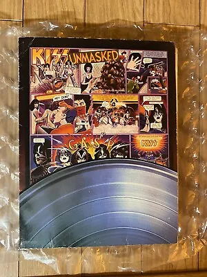 Kiss ⚡️1980 Unmasked Press Kit Folder W/ Extras !! • $279