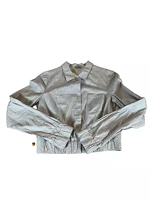 Vintage Miu Miu Cropped Long Sleeve Shirt • $150