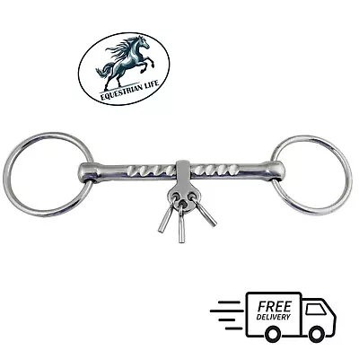 Mouthing Breaking Bit With Players For Young Horse Brand New Equestrian Life ® • £18.99