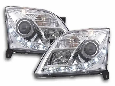 Vauxhall Vectra C 02-05 Clear Projector Headlights With Led Drl Daytime Driving • $497.96