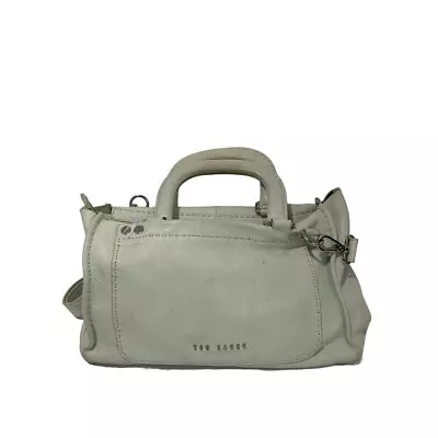 Ted Baker Hickory Stab Stitch Mint Green Leather Bag Rough Condition • $12