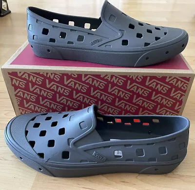 Vans Trek Slip-On Gray Breathable Rinseable Durable Shoes Size 12 Men's NEW • $26