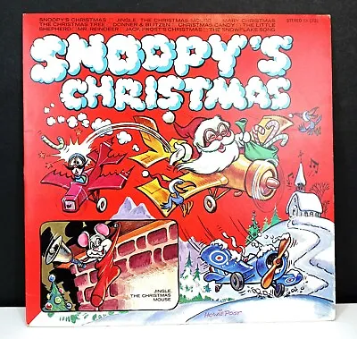 Vintage Snoopy's Christmas Record SX1731 Tinkerbell Records 9 Songs • $12.50